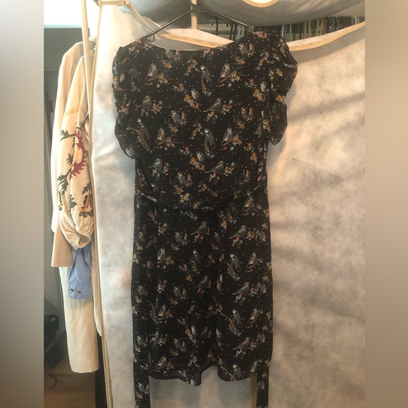 Taylor Swift H&M button down bird dress size 12 - Picture 5 of 9